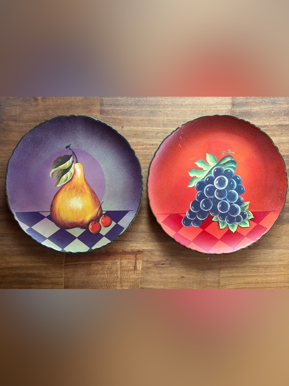 Celebrating Home Plates - set of 2